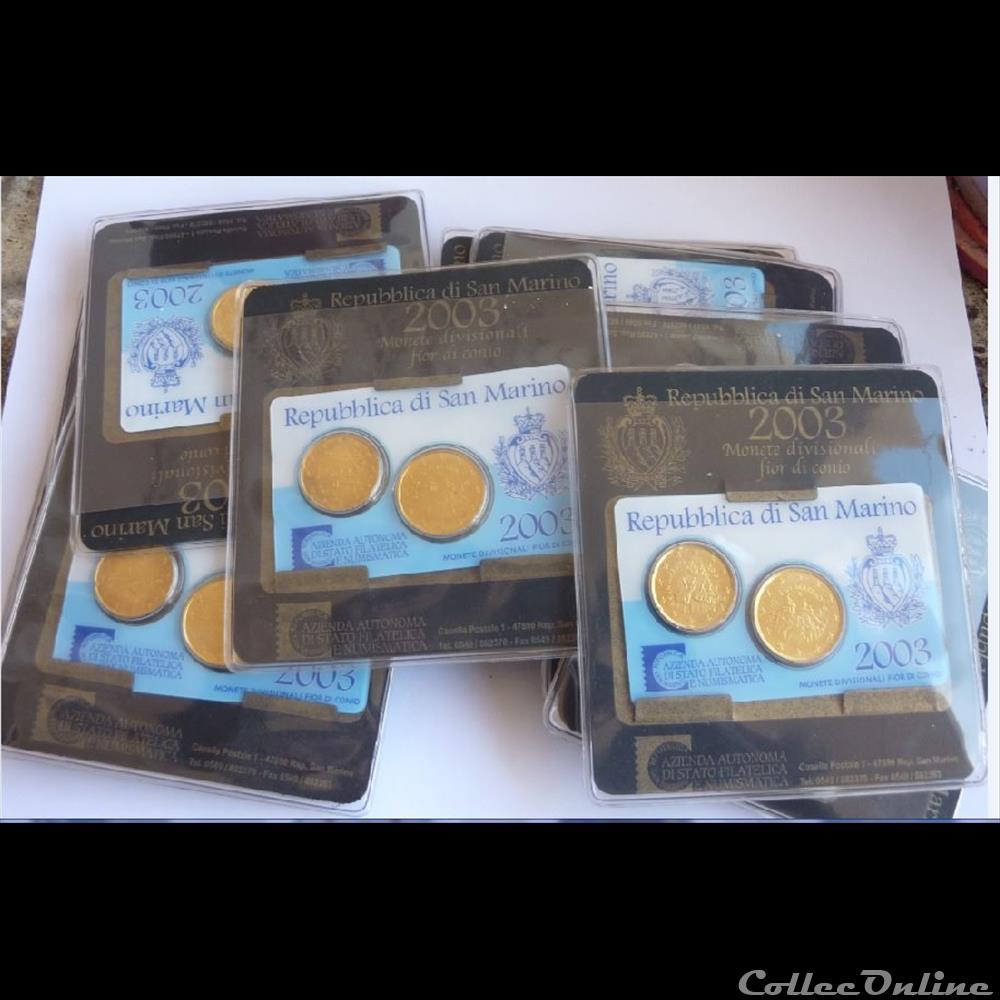 monnaie euro saint mini set san marin 2003