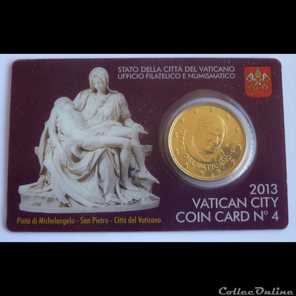 50 Cts - Vatican Coin Card 2013 monnaie euro 50 cts vatican coin card 2013