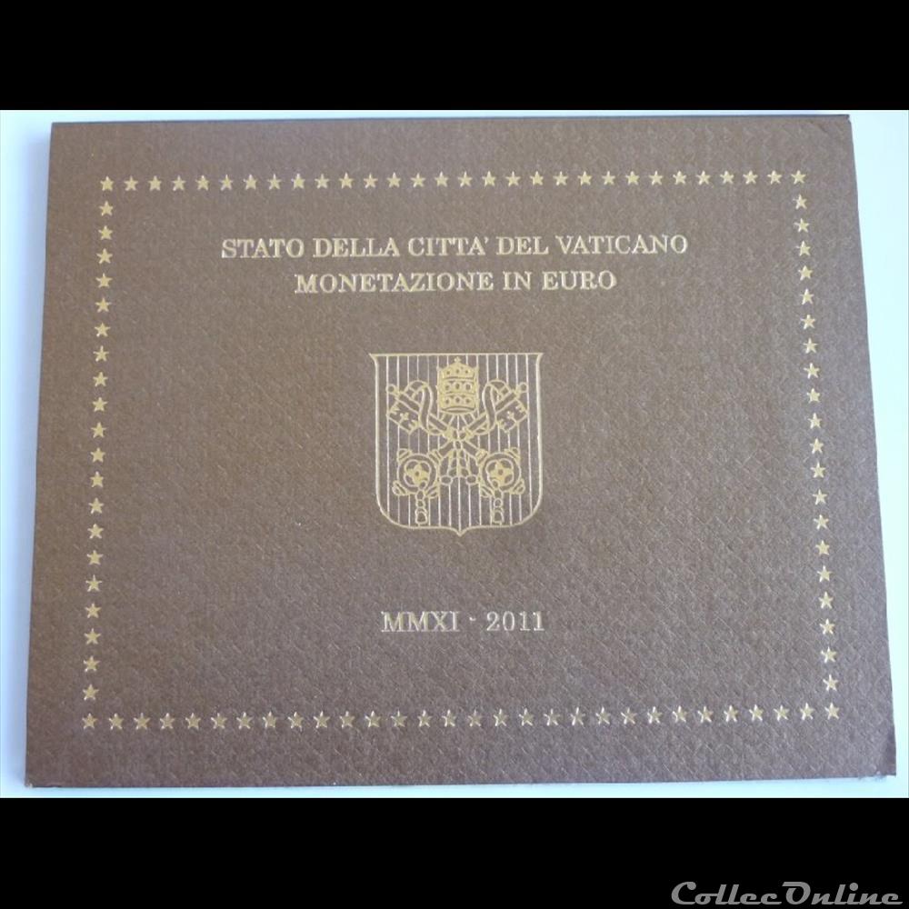 Coffret BU Vatican - 2011 monnaie euro coffret bu vatican 2011