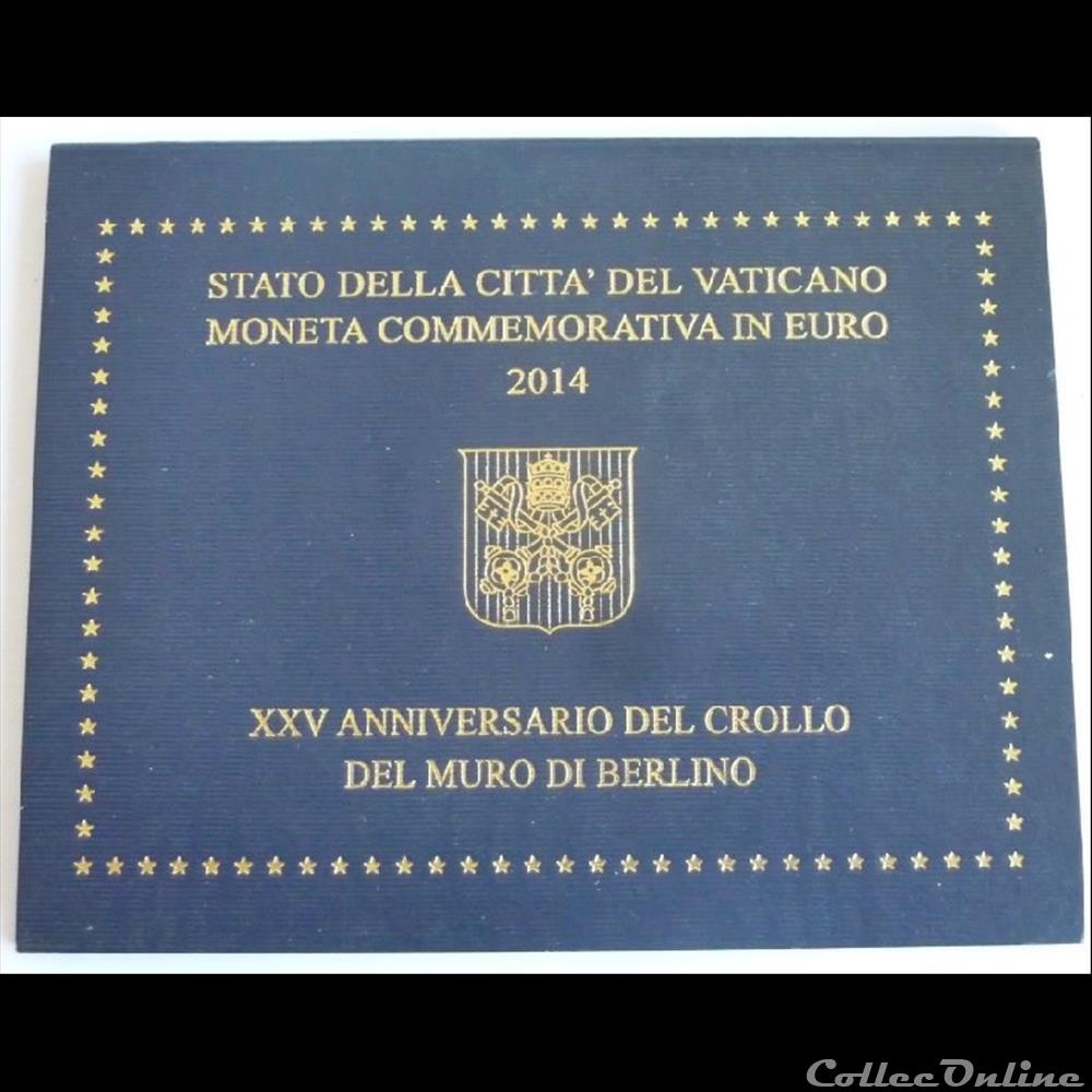 Coffret BU Vatican - 2014 monnaie euro coffret bu vatican 2014