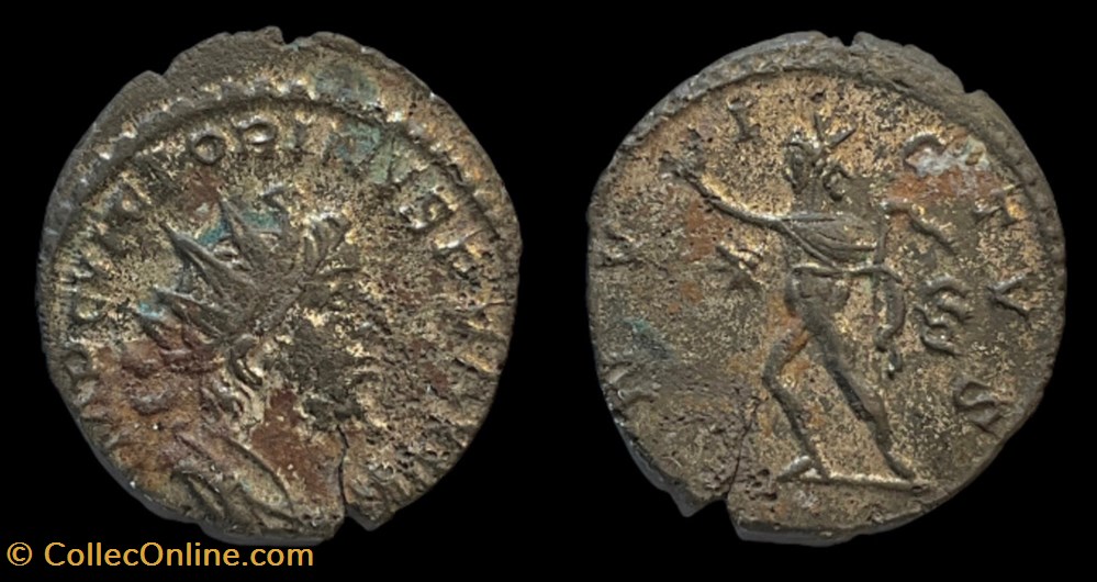 VICTORINUS RIC V.4 527 variant monnaies antiques romaines provinciales victorinus ric v 4 527 variant