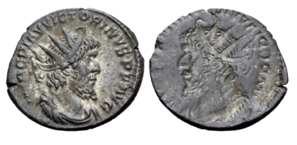 VICTORINUS BROCKAGE monnaies antiques romaines provinciales victorinus brockage