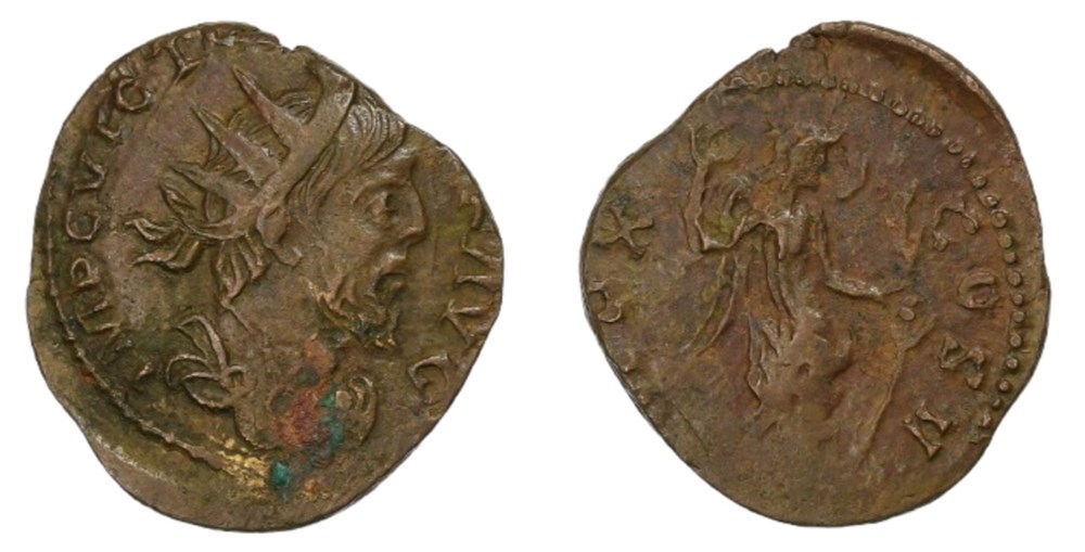 monnaies antiques a autres victorinus imp x cos v