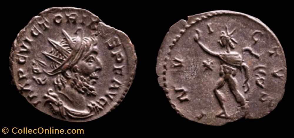 VICTORINUS RIC V.4 527 variant monnaies antiques victorinus ric v 4 527 variant