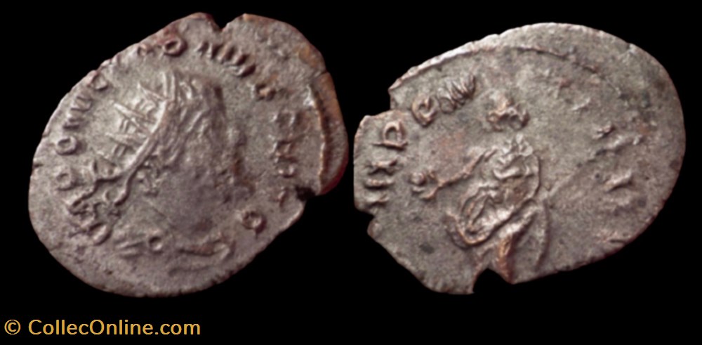 monnaies antiques a autres victorinus pm trp cos ii pp