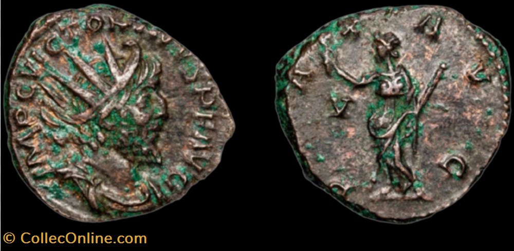VICTORINUS RIC V.4 522 monnaies antiques a victorinus ric v 4 522