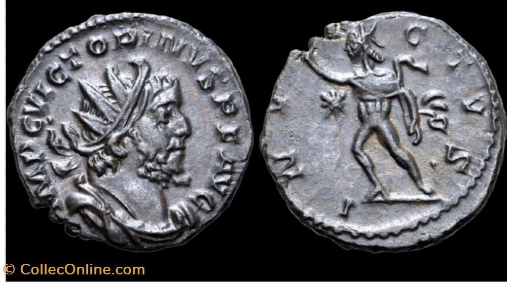 VICTORINUS RIC V.4 527 variant monnaies antiques victorinus ric v 4 527 variant