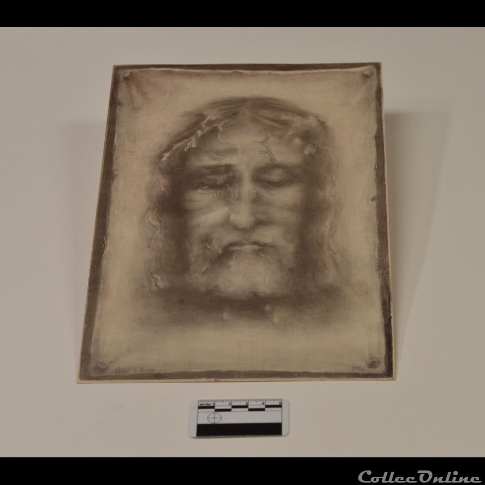 55 - Reproduction du Portrait de la Sainte Face de Céline Martin 2 patrimoine religieux objet culte 55 reproduction du portrait de la sainte face de celine martin