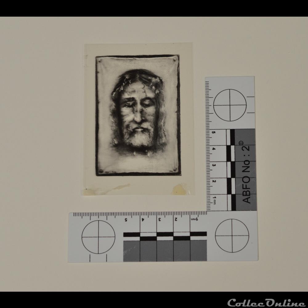 patrimoine religieux objet culte 53 negatif impression de la sainte face