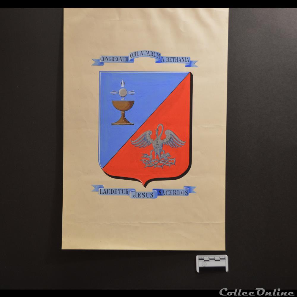 patrimoine religieux objet culte 7 blason des oblates de bethanie
