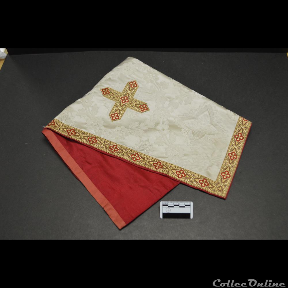 patrimoine religieux objet de culte 32 voile recouvrant le calice la patene et la pale