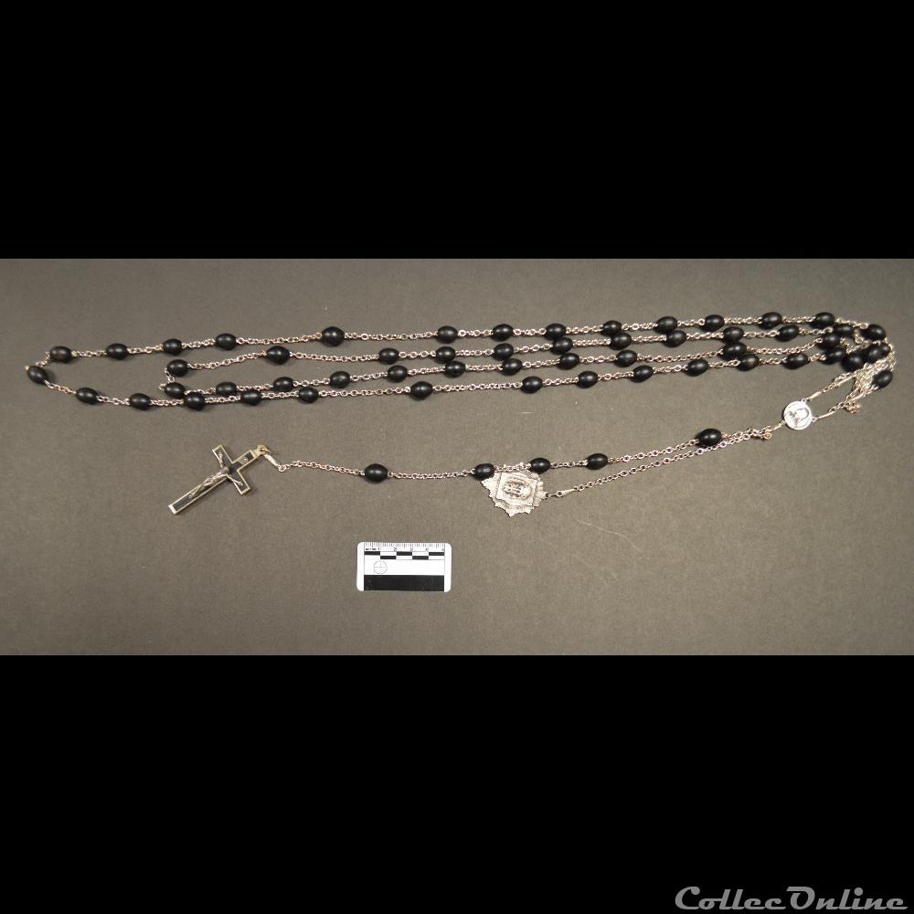 12 - Grand chapelet de taille 2 patrimoine religieux objet culte 12 grand chapelet de taille