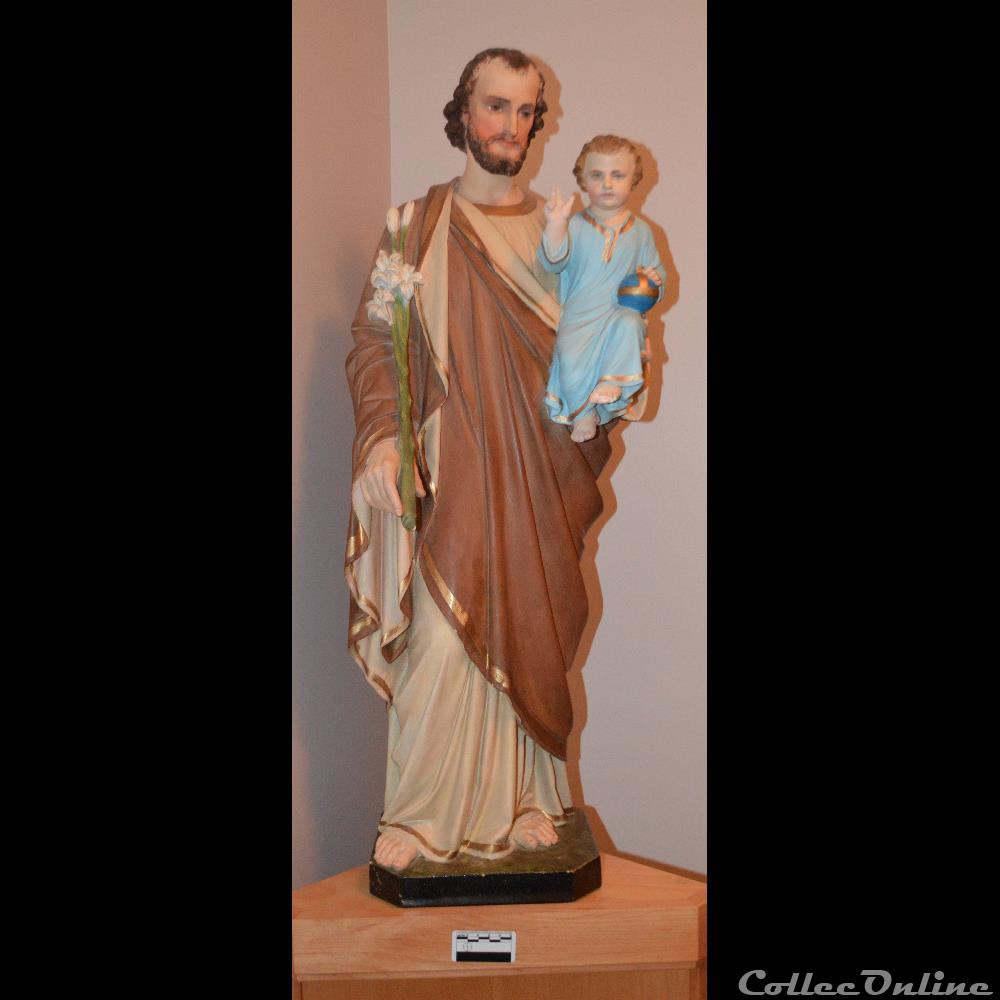 patrimoine religieux objet culte 35 statue de st joseph