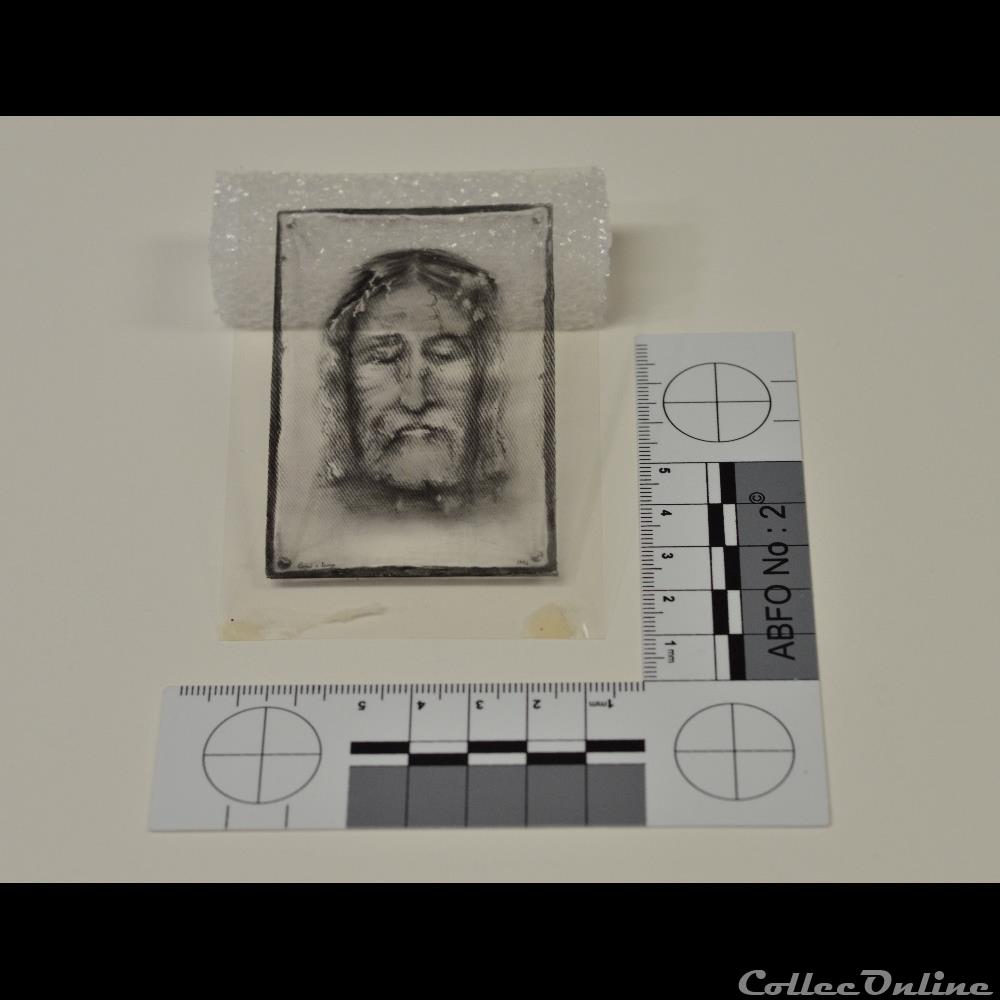 patrimoine religieux objet culte 53 negatif impression de la sainte face