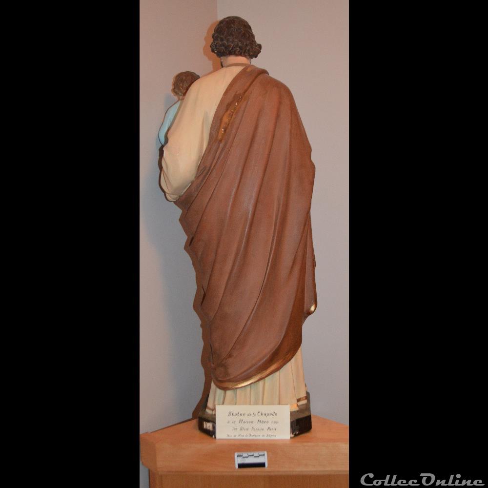 patrimoine religieux objet culte 35 statue de st joseph