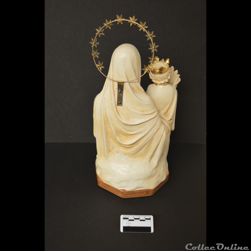 patrimoine religieux objet culte 22 statue brisee de notre dame du tres saint sacrement