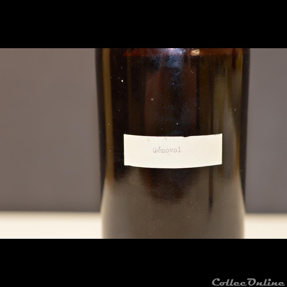 61 - Bouteille de Génovol - avec son contenu 3 patrimoine religieux objet culte 61 bouteille de genovol avec son contenu