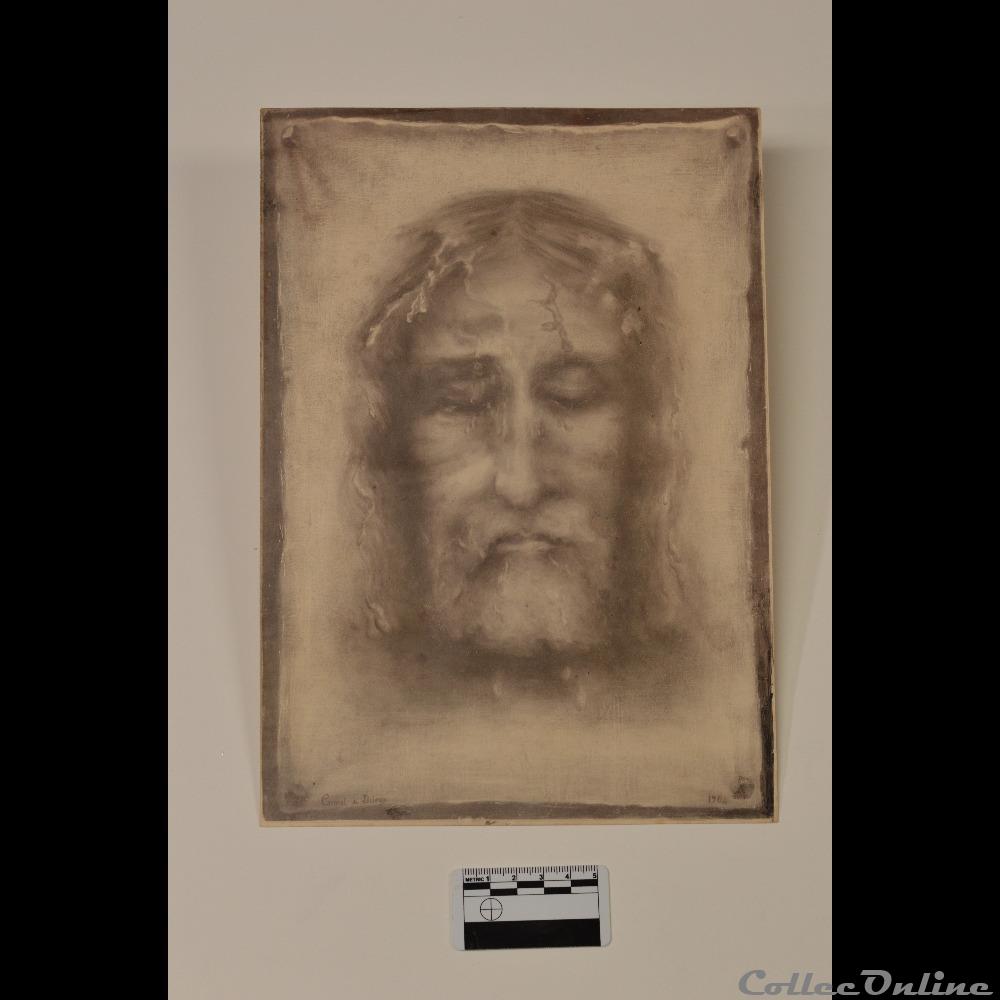 55 - Reproduction du Portrait de la Sainte Face de Céline Martin patrimoine religieux objet culte 55 reproduction du portrait de la sainte face de celine martin