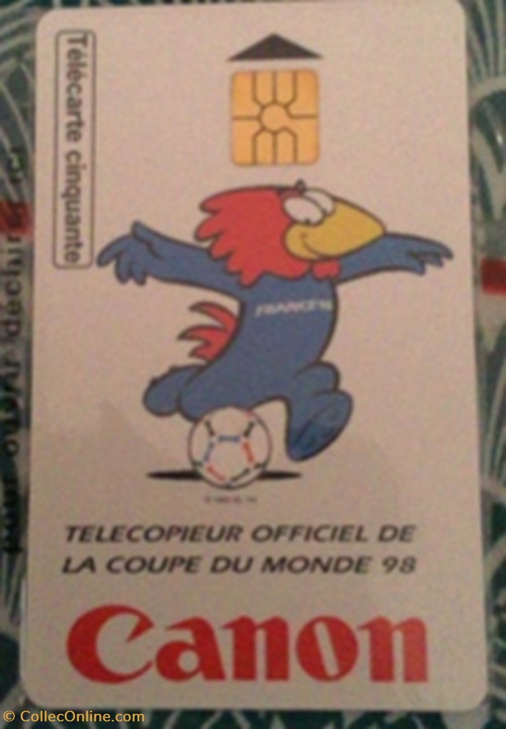 Carte Canon divers telecartes cartes telephoniques carte canon