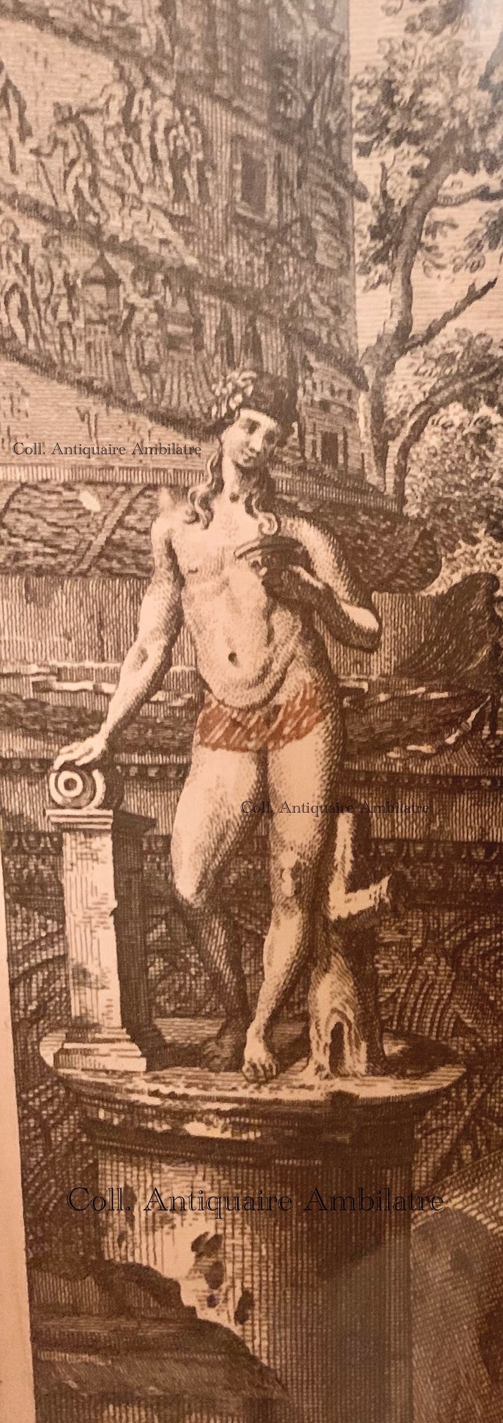 art antiquites estampes gravures gravure eau forte caprice architectural grave par georg christoph kilian