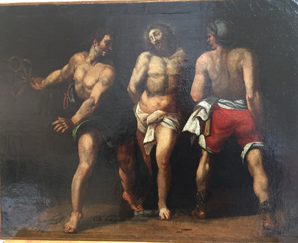 art antiquites peintures dessins la flagellation de notre seigneur jesus christ