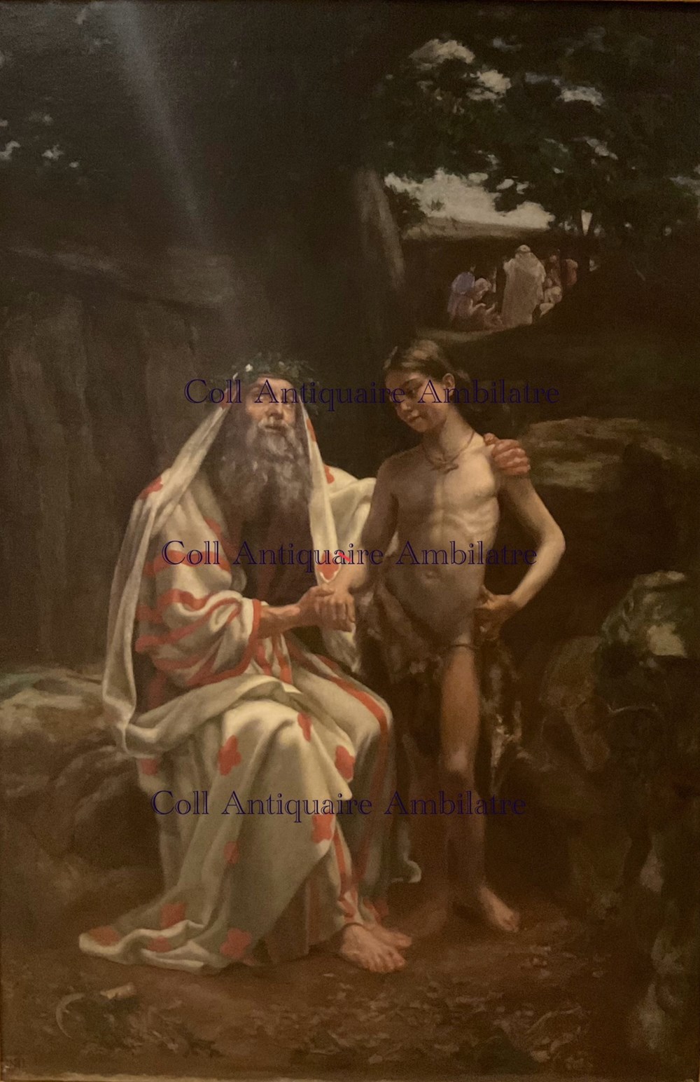 Le Druide - Gabriel MARTIN antiquites peintures dessins le druide gabriel martin