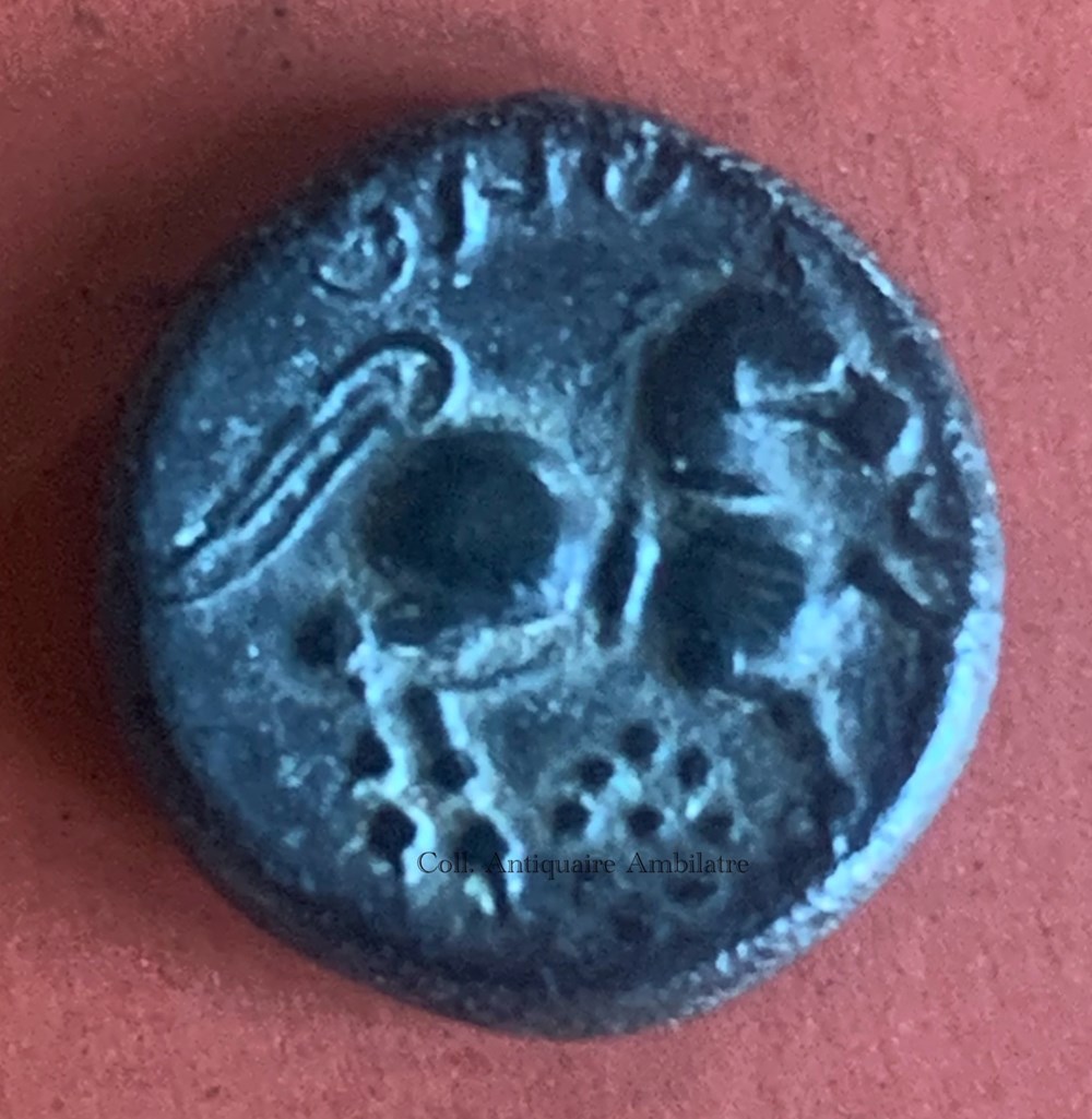 Denier santon ARIVOS SANTONO monnaies antiques celtes denier santon arivos santono