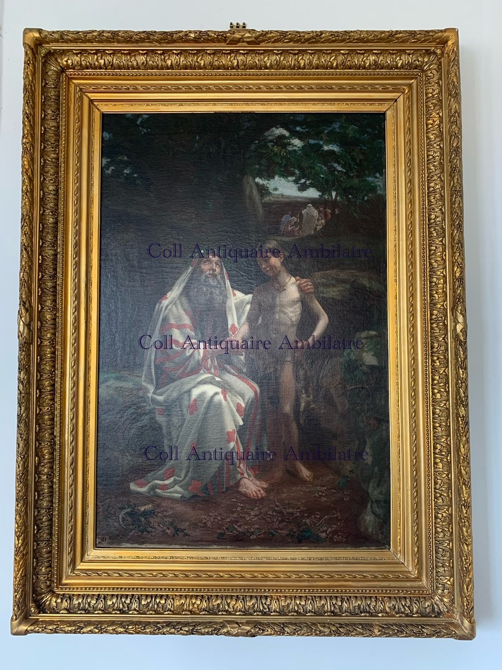 Le Druide - Gabriel MARTIN antiquites peintures dessins le druide gabriel martin