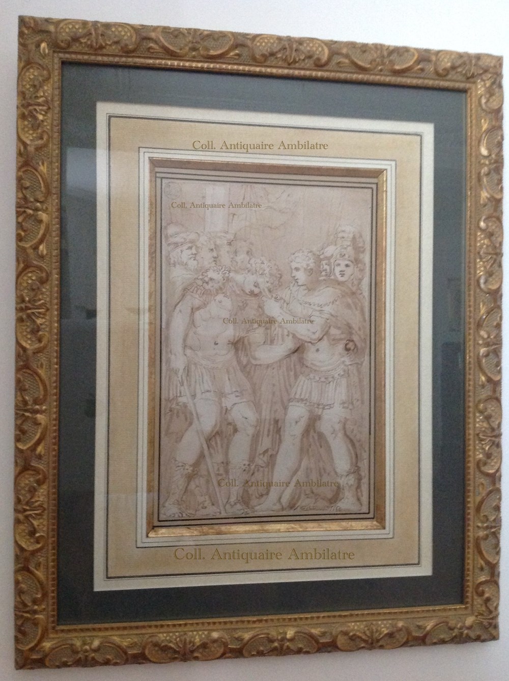 Alexandre soigné par Héphaestion art antiquites peintures dessins alexandre soigne par hephaestion