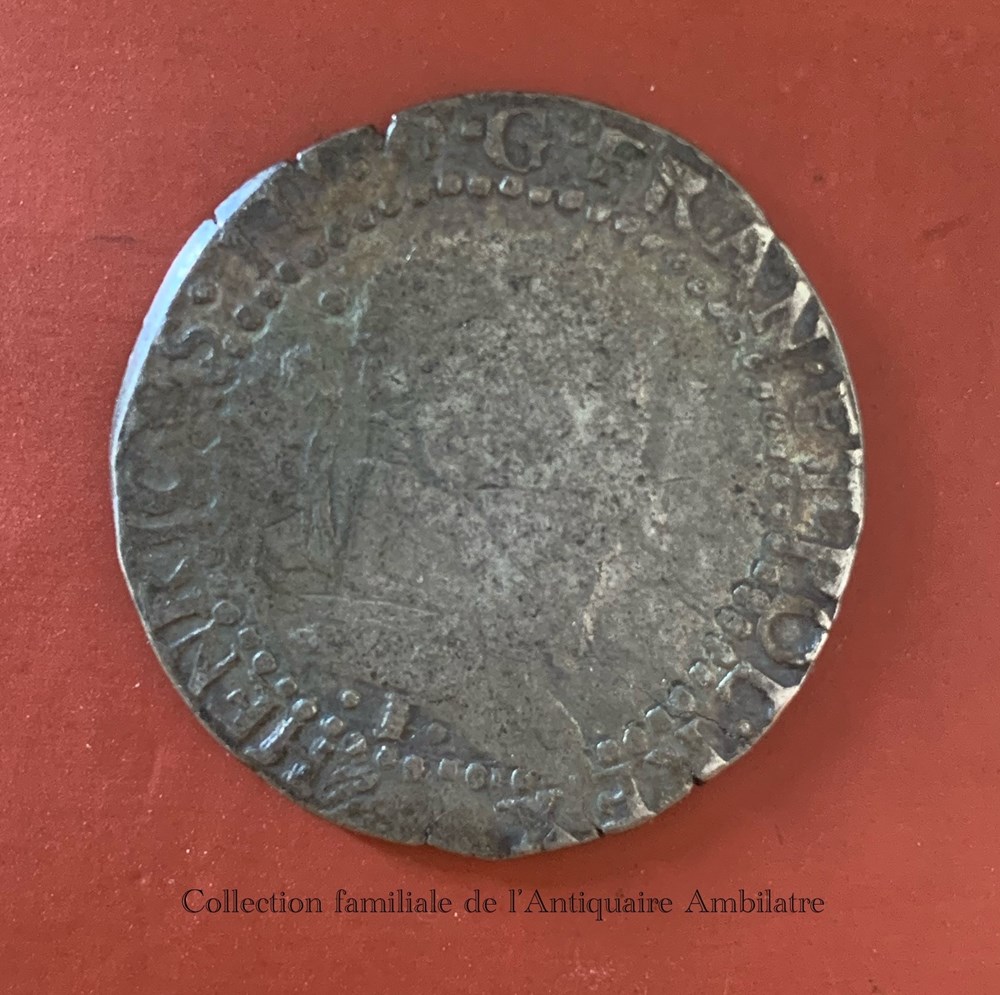 monnaies europe medievale france royales demi franc de henri iii 1578 atelier de limoges lettre i