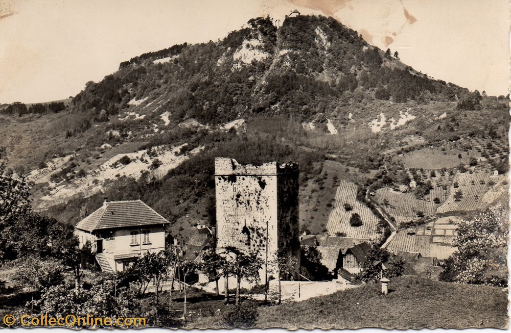 cartes postales europe france salins les bains tour carree fort st andre