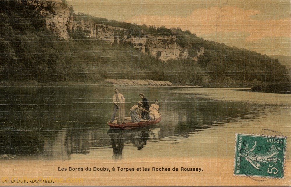 cartes postales europe france torpes le doubs les rochers de roussey