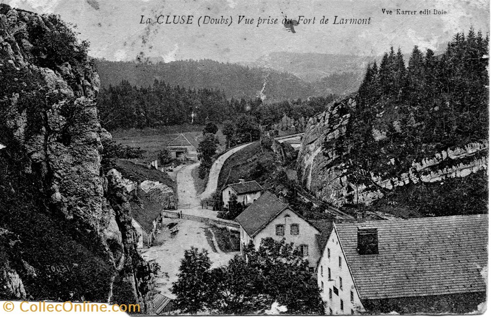 La Cluse (vue depuis le fort du Larmont) cartes postales europe france la cluse vue depuis le fort du larmont