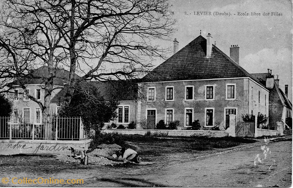 cartes postales europe france levier ecole libre de filles