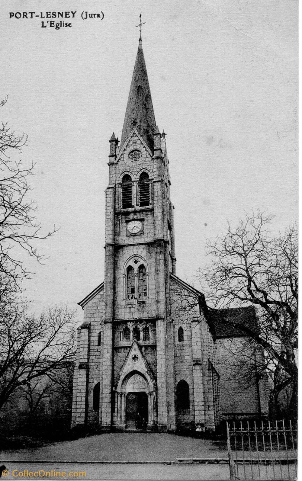 Port Lesney (l'église) cartes postales europe france port lesney l eglise