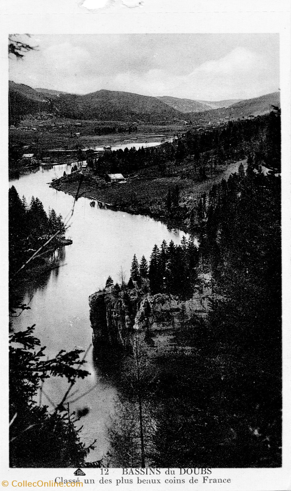 cartes postales europe france villers le lac les bassins du doubs