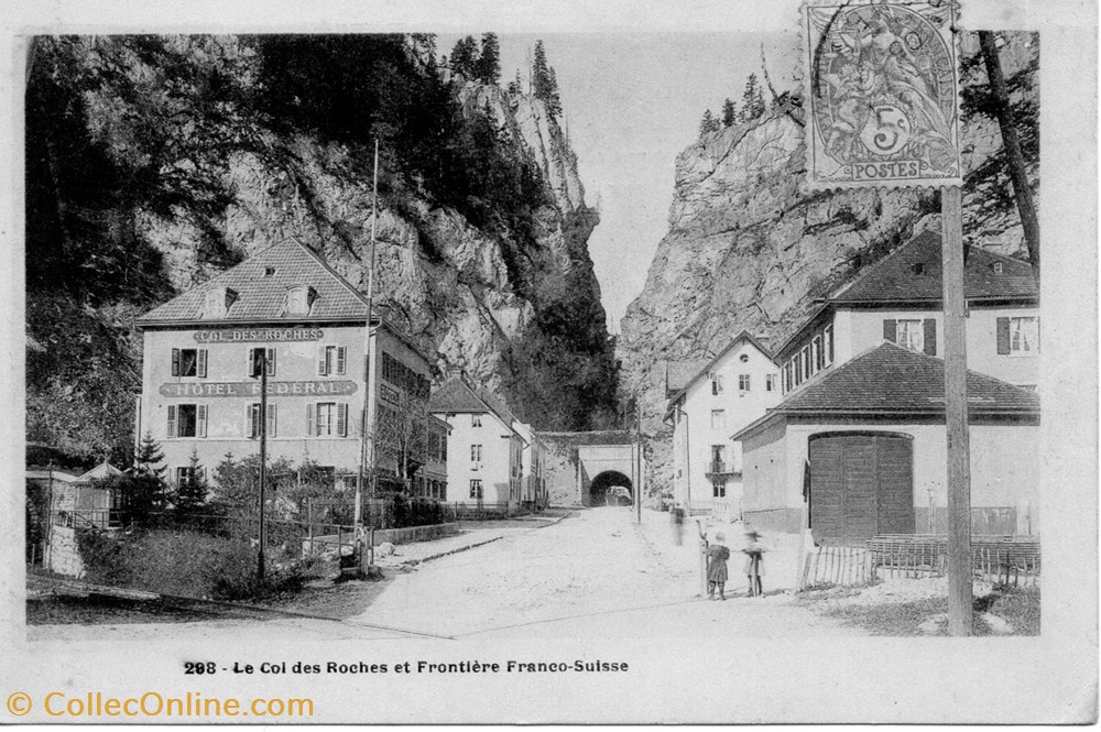 cartes postales europe france villers le lac ses environs le col des roches 2