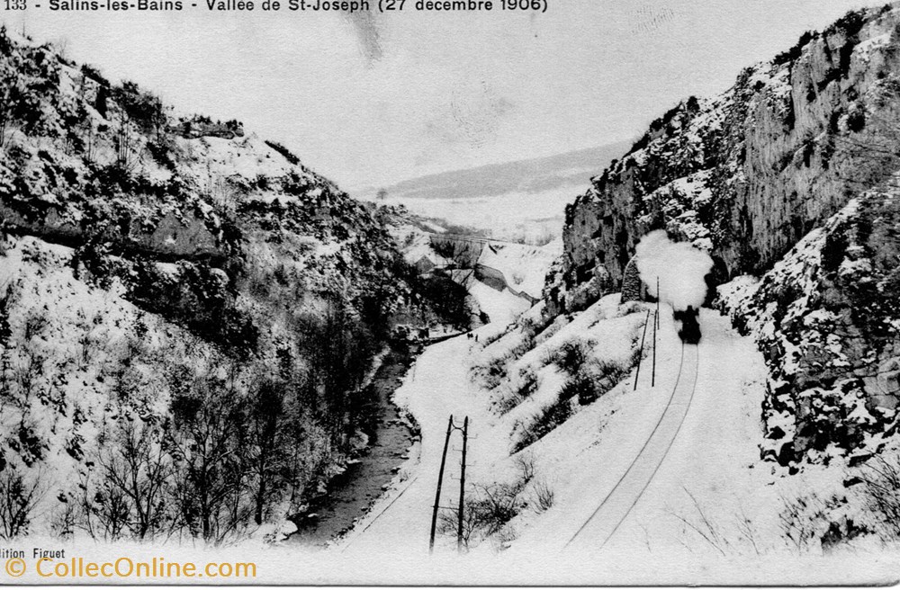 Salins les Bains (La vallée de St Joseph en hiver) cartes postales europe france salins les bains la vallee de st joseph en hiver