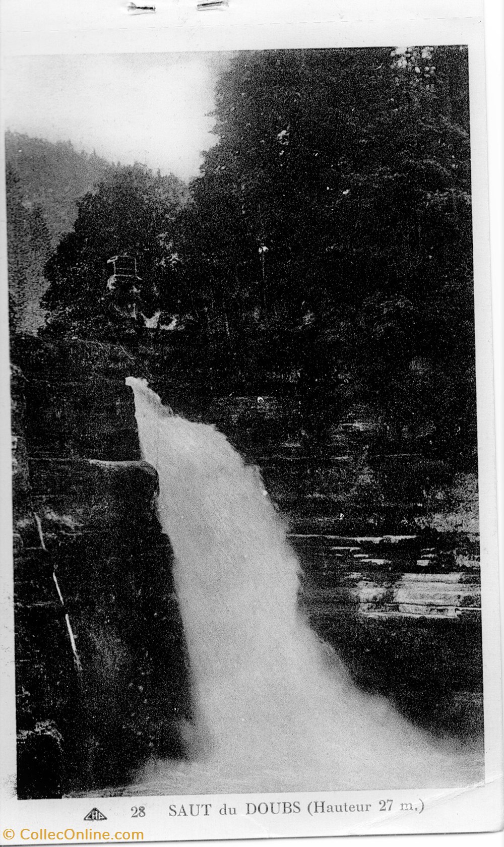cartes postales europe france villers le lac le saut du doubs