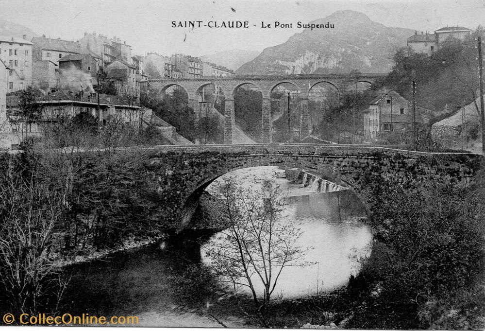 cartes postales europe france st claude les 2 ponts