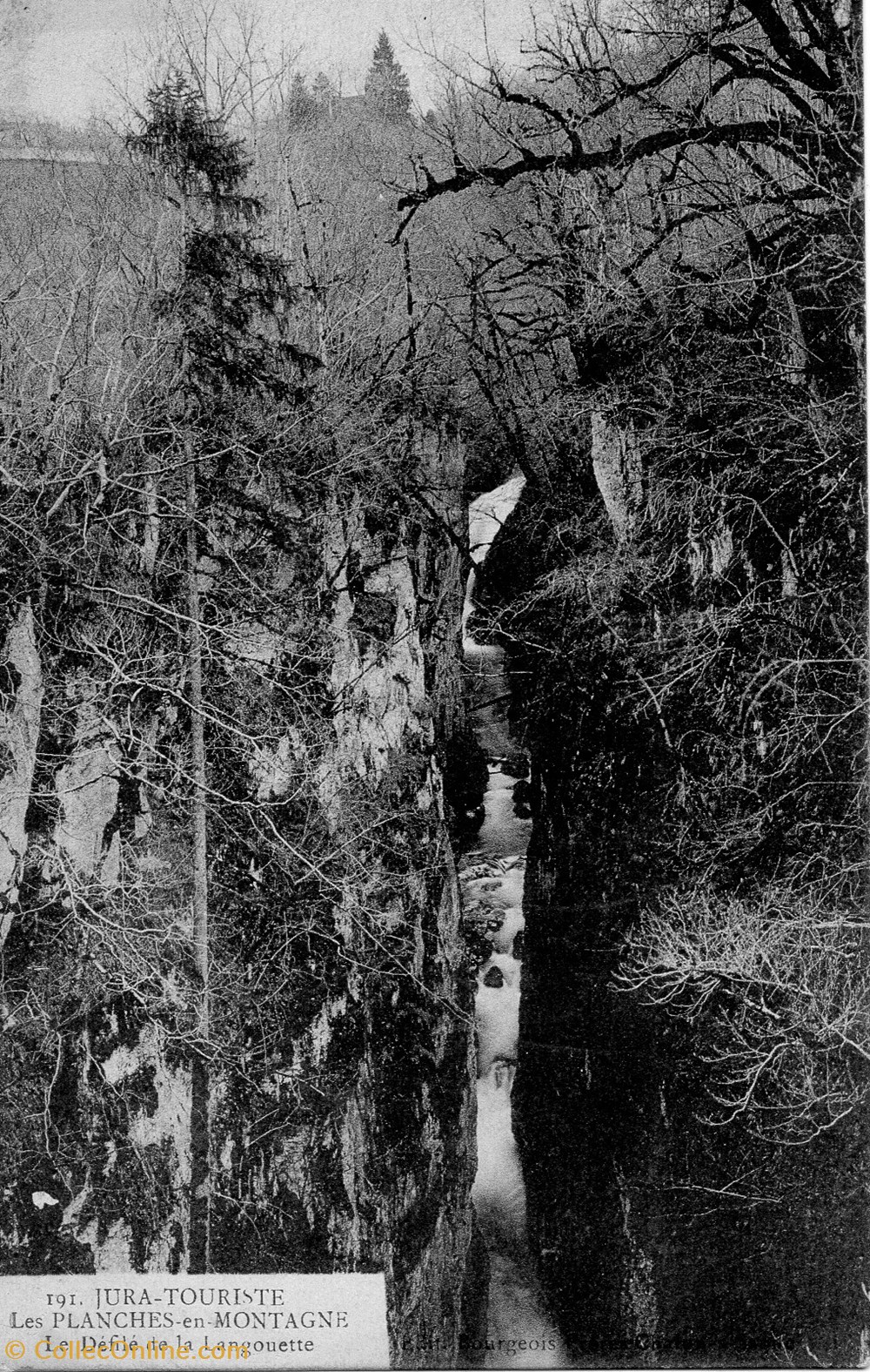 Planches en montagne (les) défilé de la langouette) cartes postales europe france planches en montagne les defile de la langouette