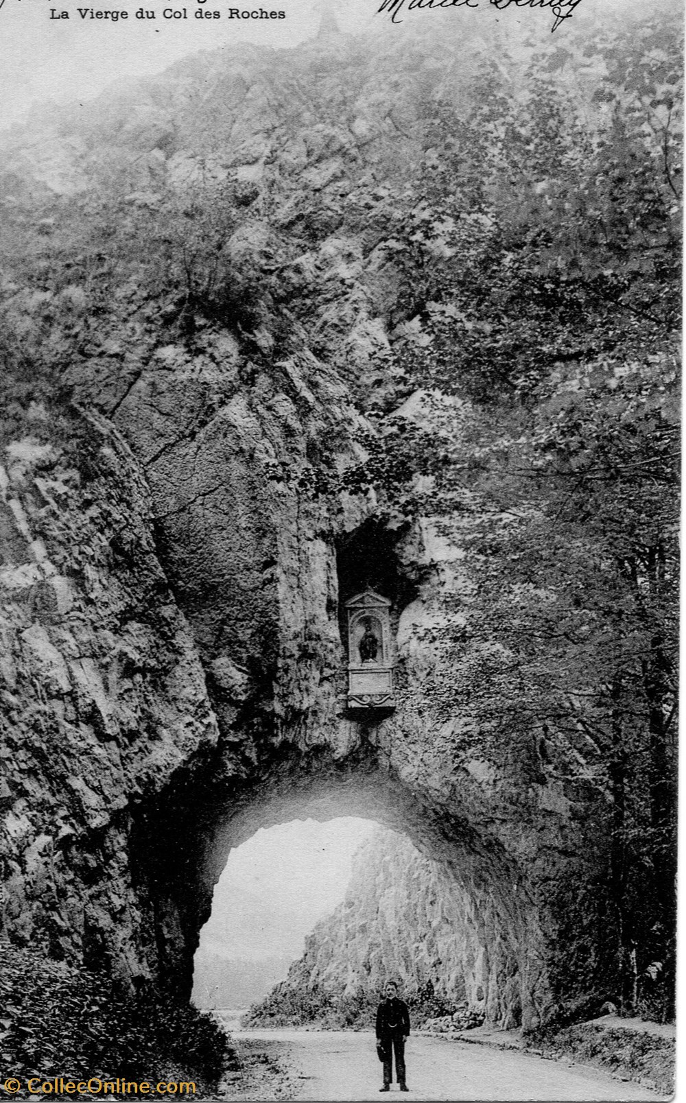 cartes postales europe france villers le lac ses environs la vierge du col des roches