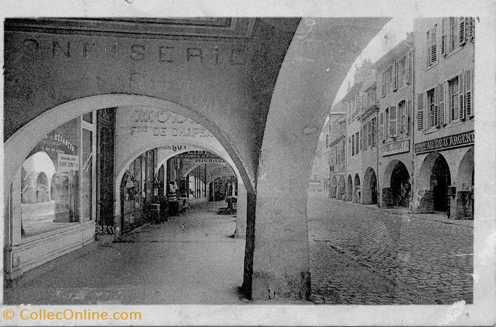 cartes postales europe france lons le saunier les arcades