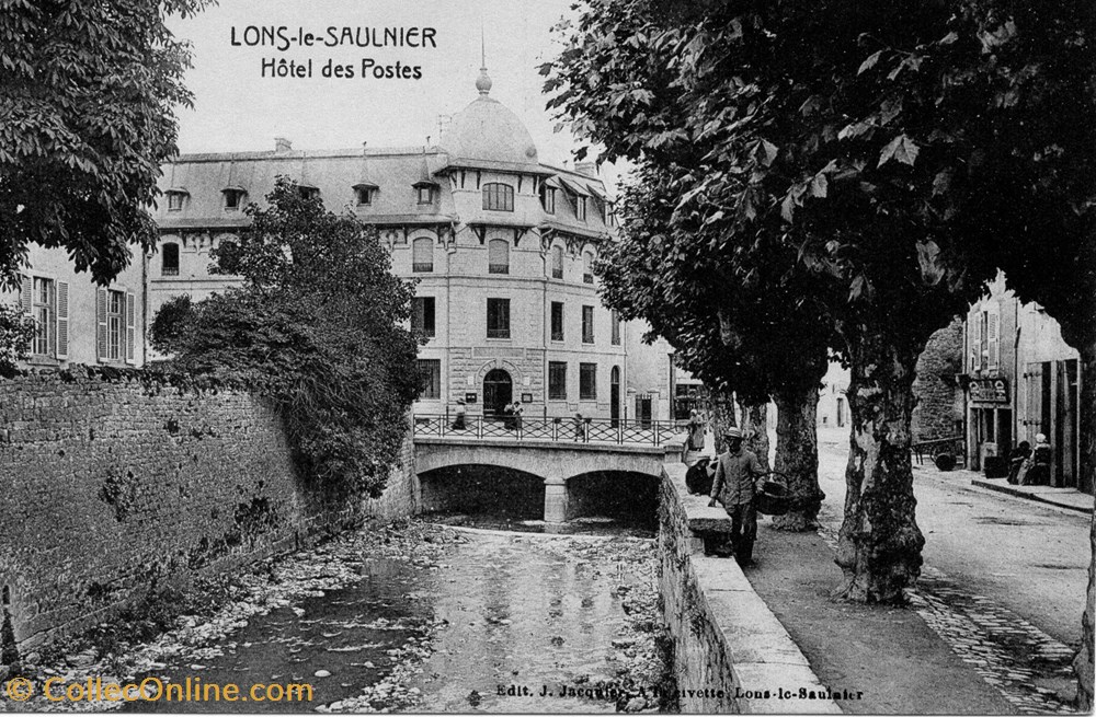 cartes postales europe france lons le saunier l hotel des postes