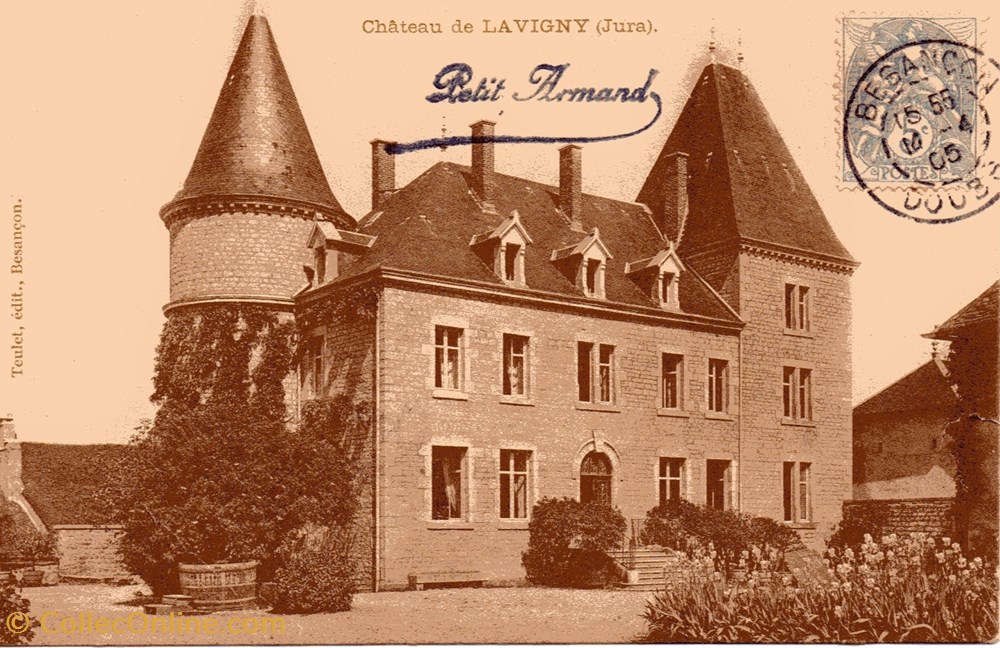 cartes postales europe france lavigny le chateau