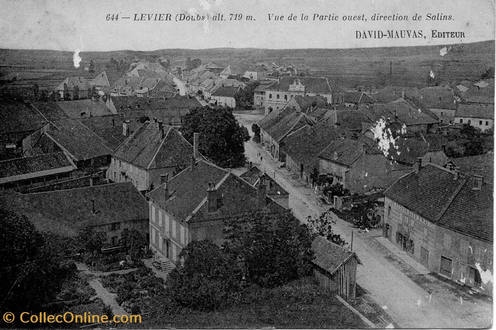 cartes postales europe france levier partie ouest direction de salins