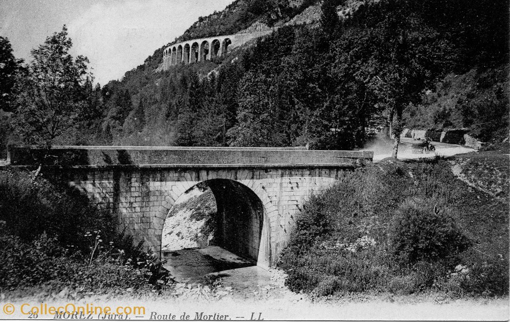 Morez (route de Morlier) cartes postales europe france morez route de morlier