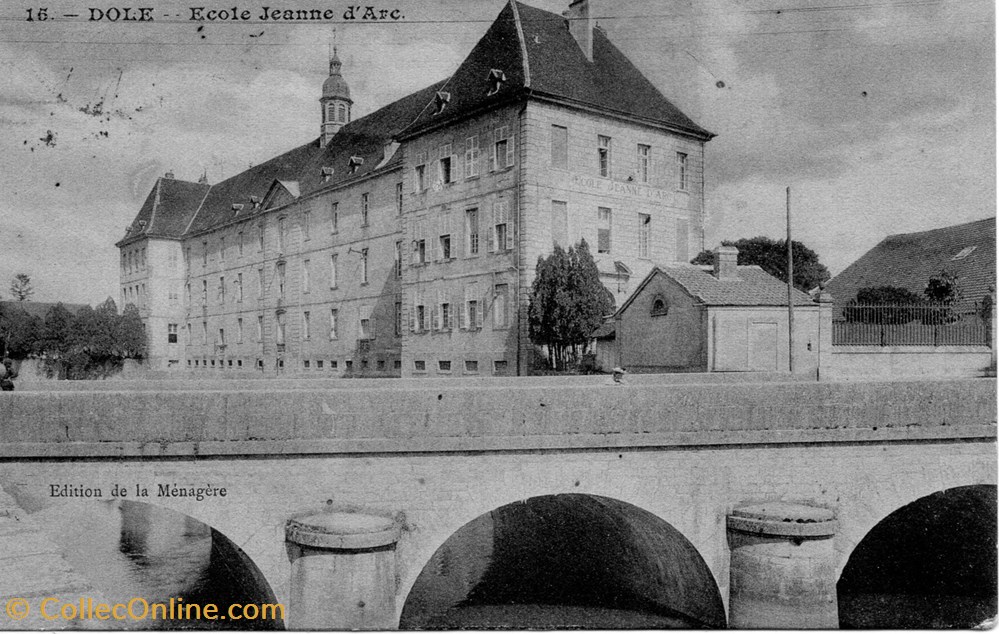 cartes postales europe france dole ecole jeanne arc