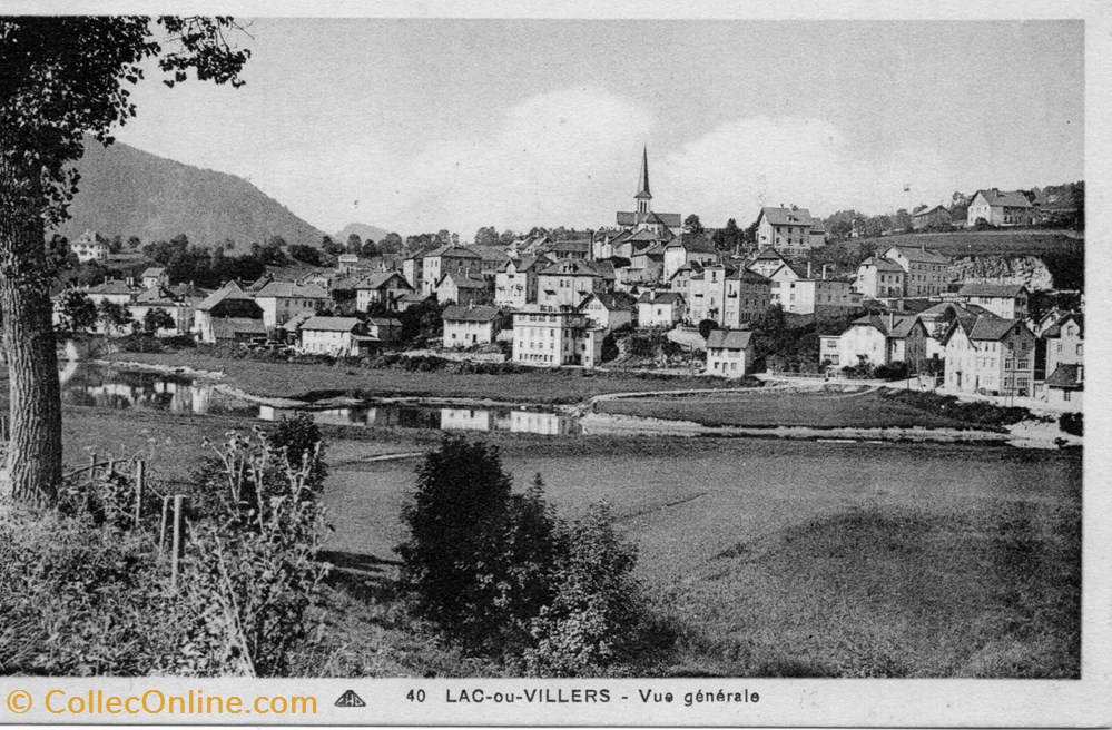 Villers le lac(vue générale) cartes postales europe france villers le lac vue generale