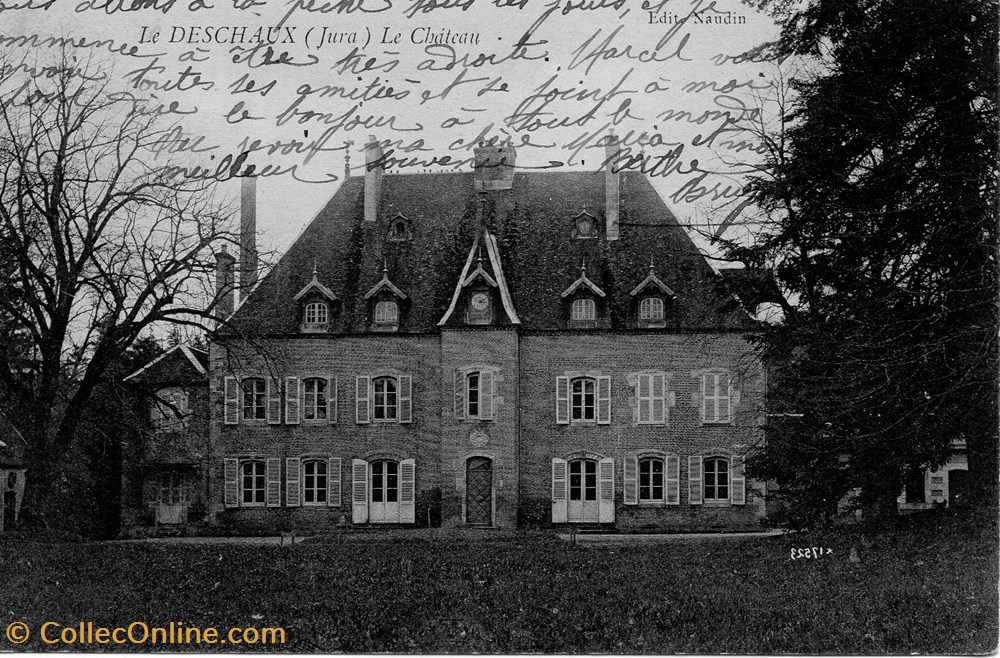 cartes postales europe france deschaux le le chateau